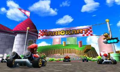 mario kart 3d world